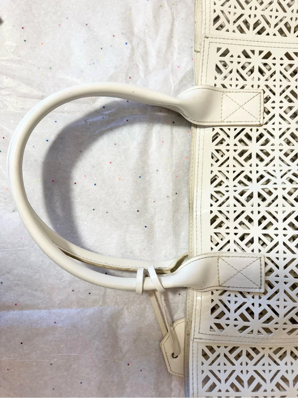 Tory Burch white tote